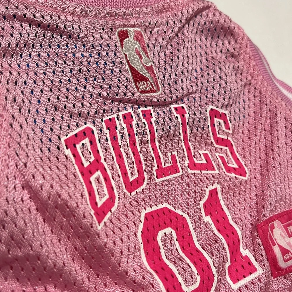 NWT NBA Chicago Bulls Basketball Dog Jersey Tank Pink XS